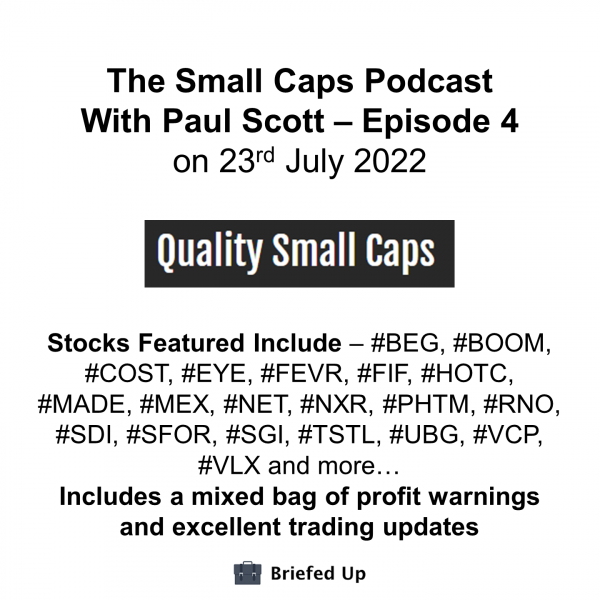 Paul Scott Interviews Richard Crow on 22nd July 2022 – Briefed Up